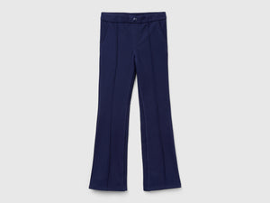 Super stretch flared trousers