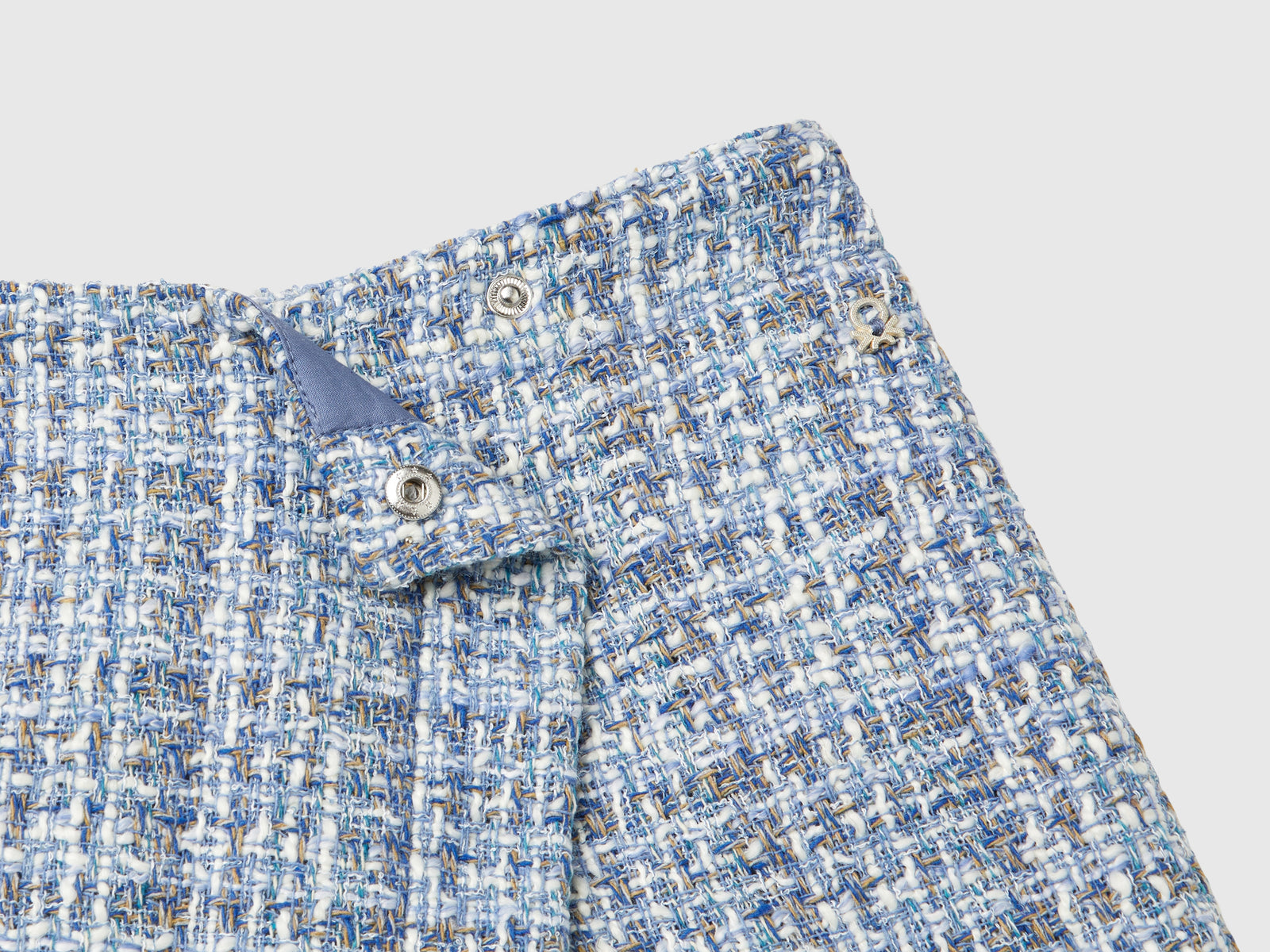 Tweed culottes da bambina multi-color 3 | Benetton Outlet