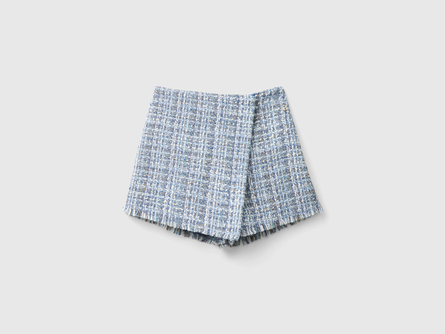 Gonna pantalone in tweed da bambina multi-color | Benetton Outlet