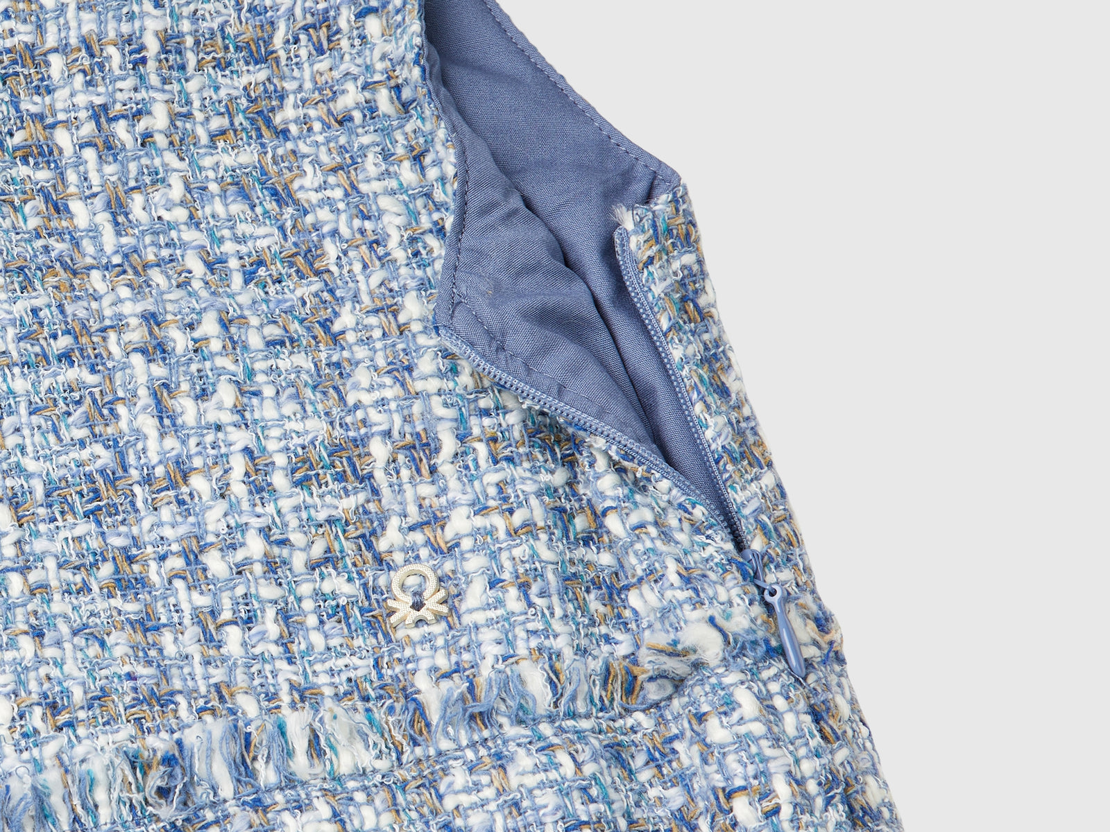 Vestito in tweed da bambina multi-color 3 | Benetton Outlet