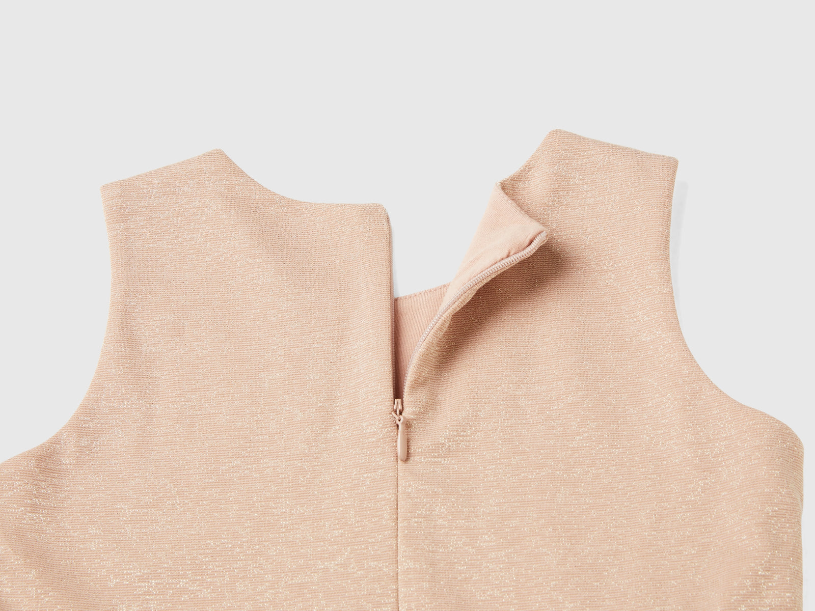 Vestito elegante con fiocco da bimba rosa tenue 3 | Benetton Outlet