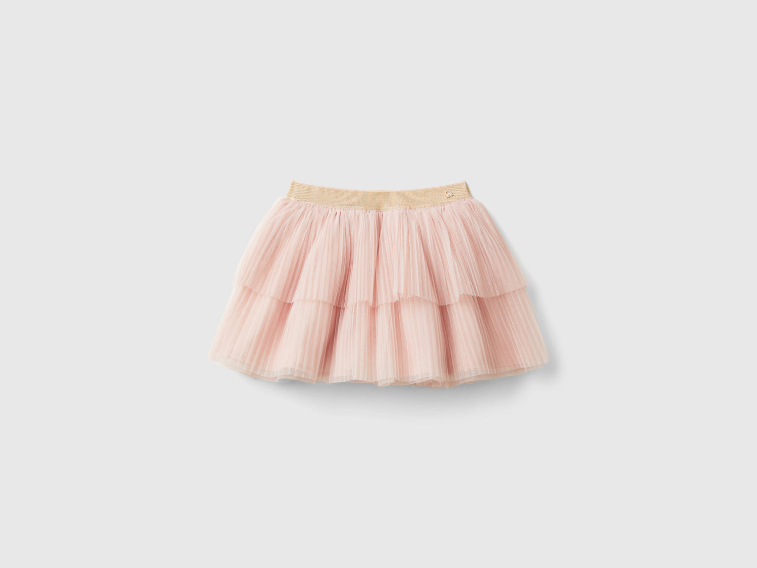 Gonna in tulle da bimba rosa tenue | Benetton Outlet