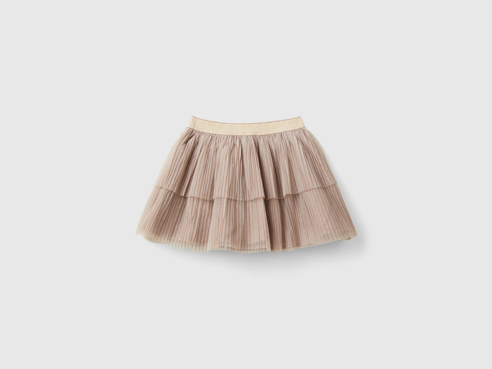 Gonna in tulle da bimba tortora 2 | Benetton Outlet
