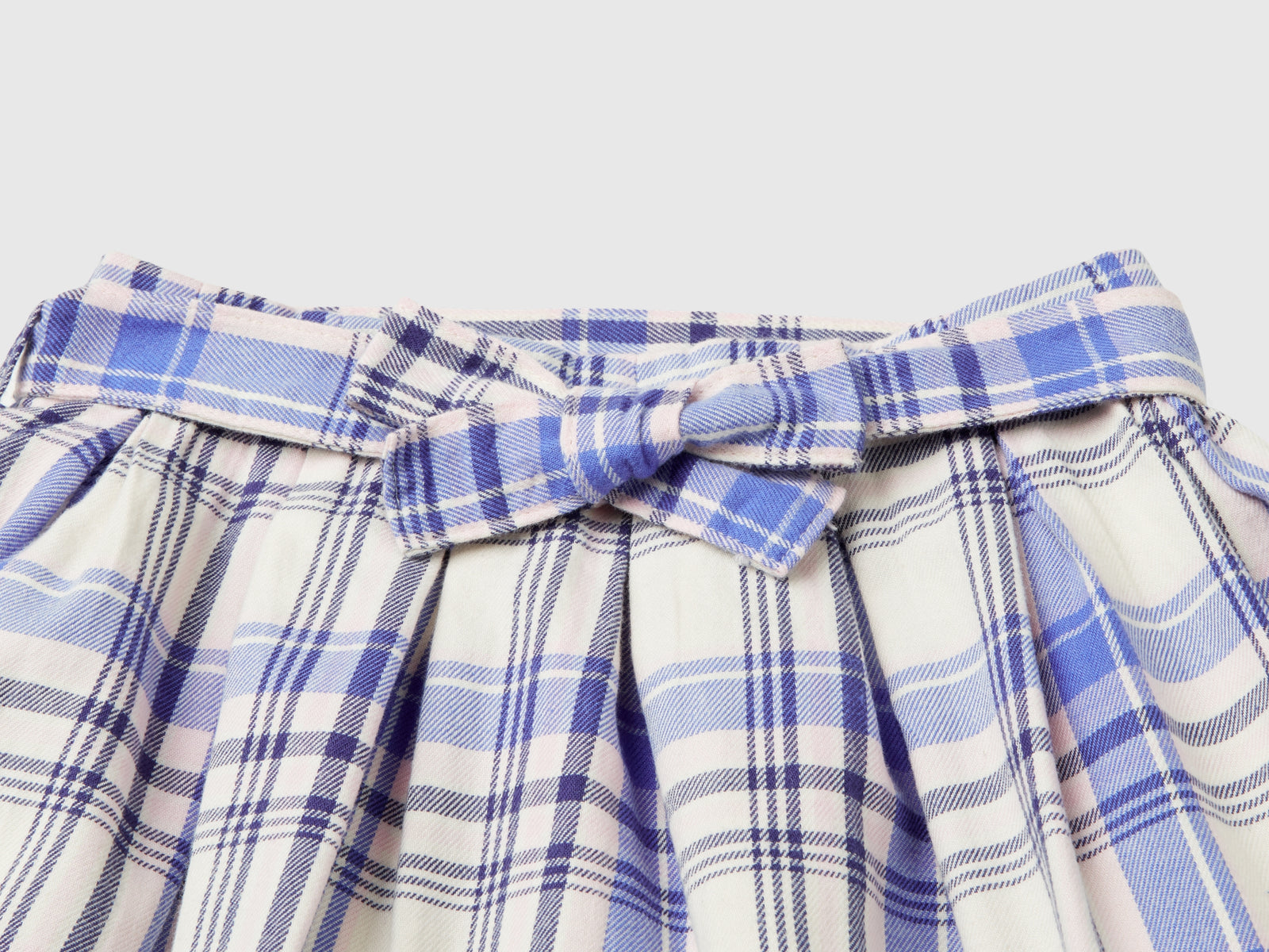 Gonna tartan con fusciacca da bimba multi-color 3 | Benetton Outlet