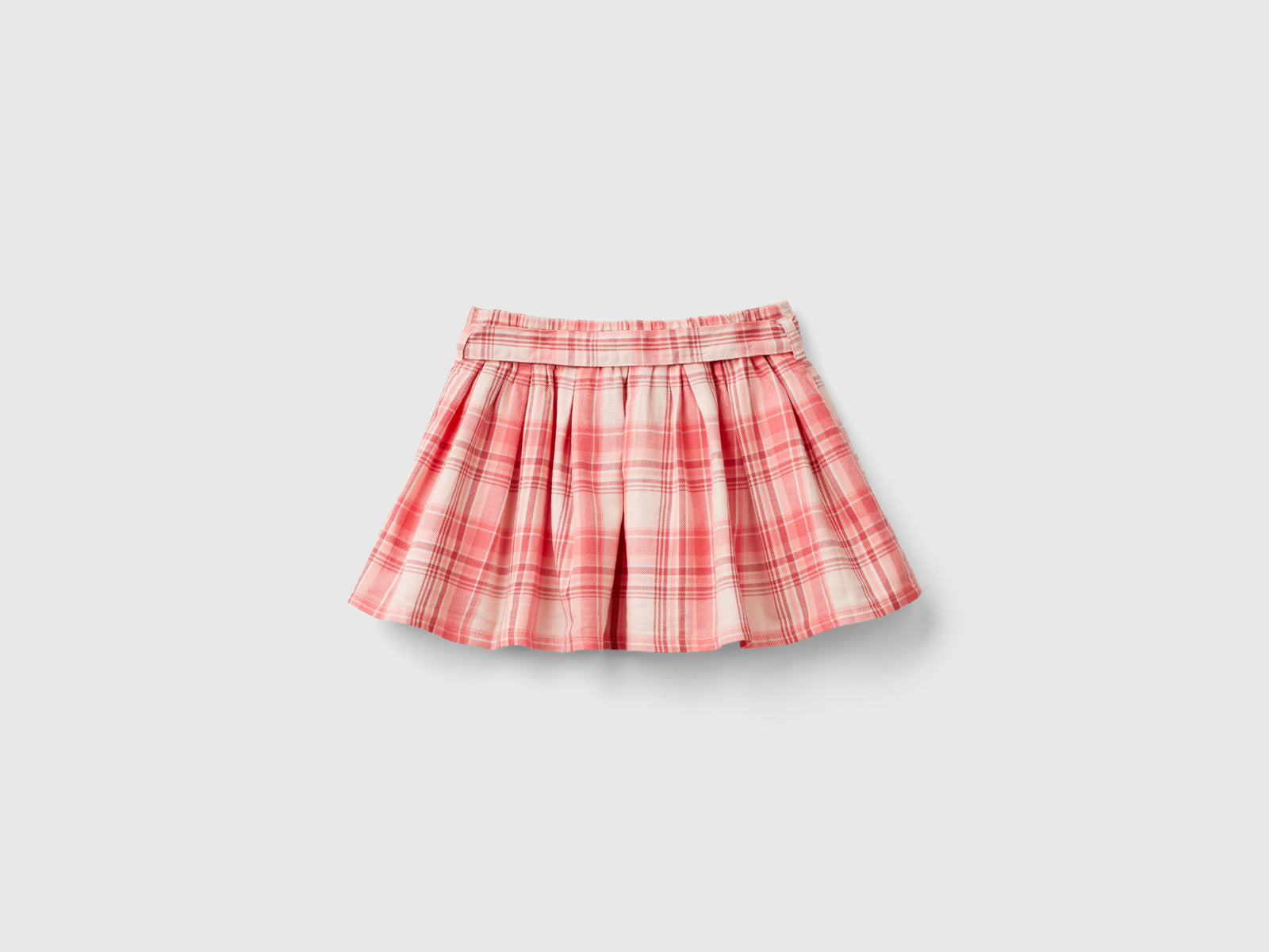 Gonna tartan con fusciacca da bimba multi-color 2 | Benetton Outlet