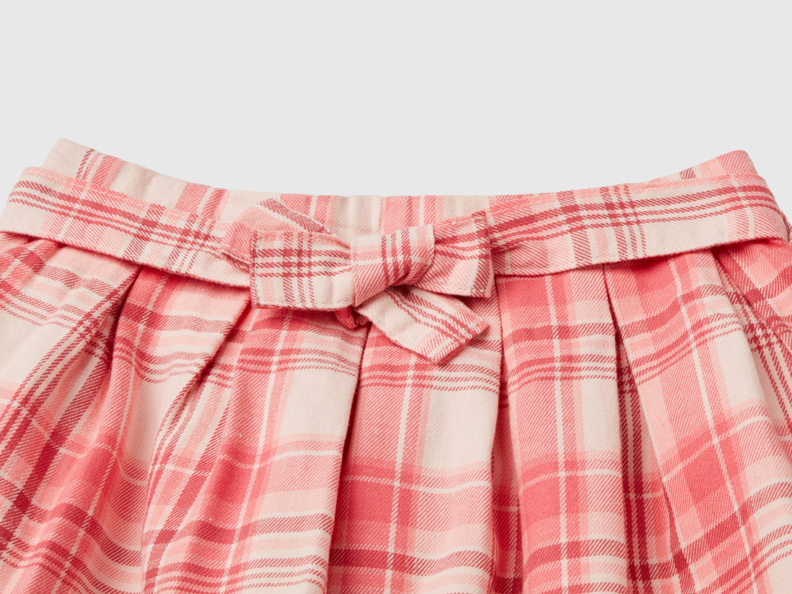 Gonna tartan con fusciacca da bimba multi-color 3 | Benetton Outlet