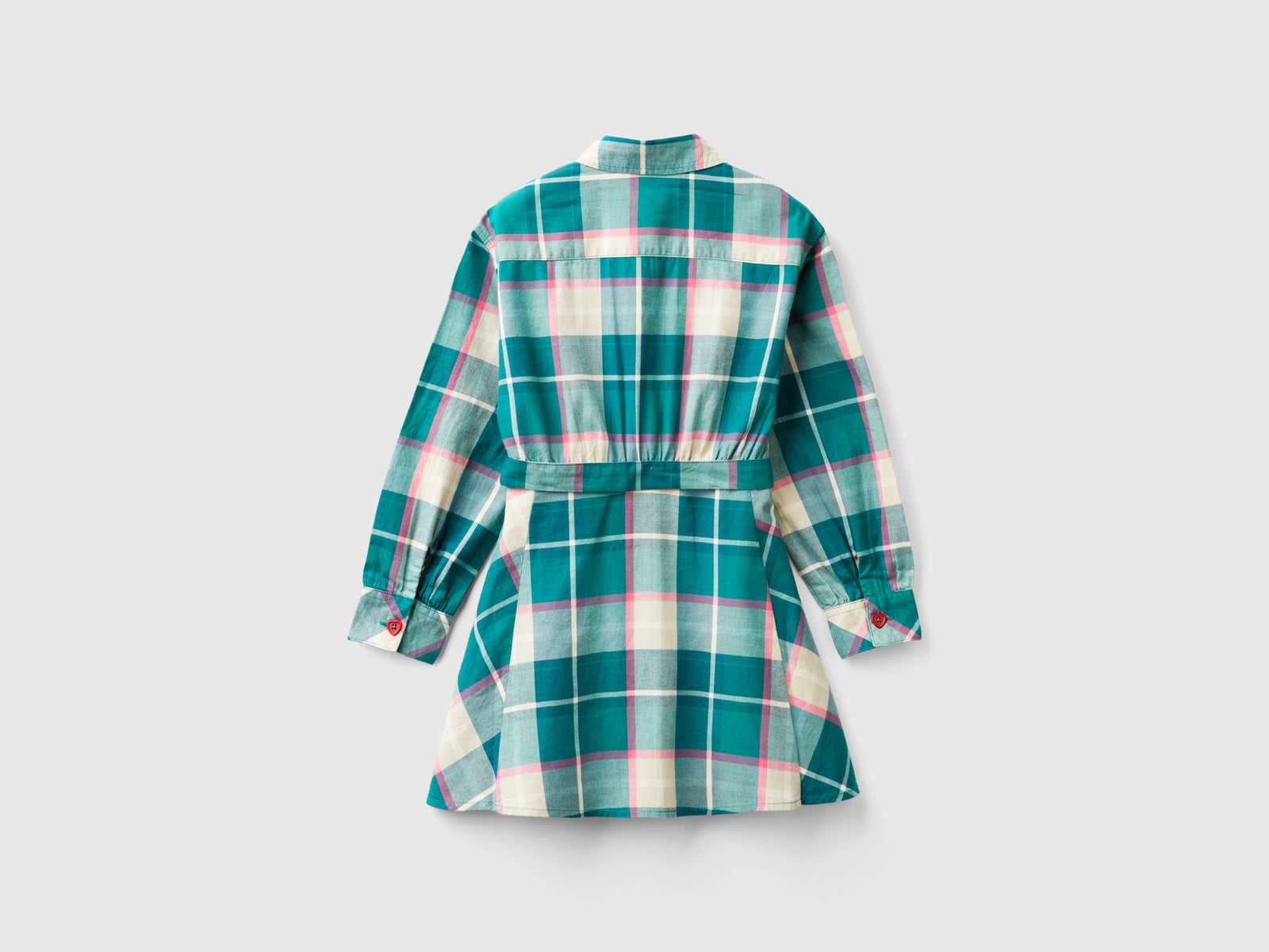 Chemisier a quadri da bambina multi-color 2 | Benetton Outlet