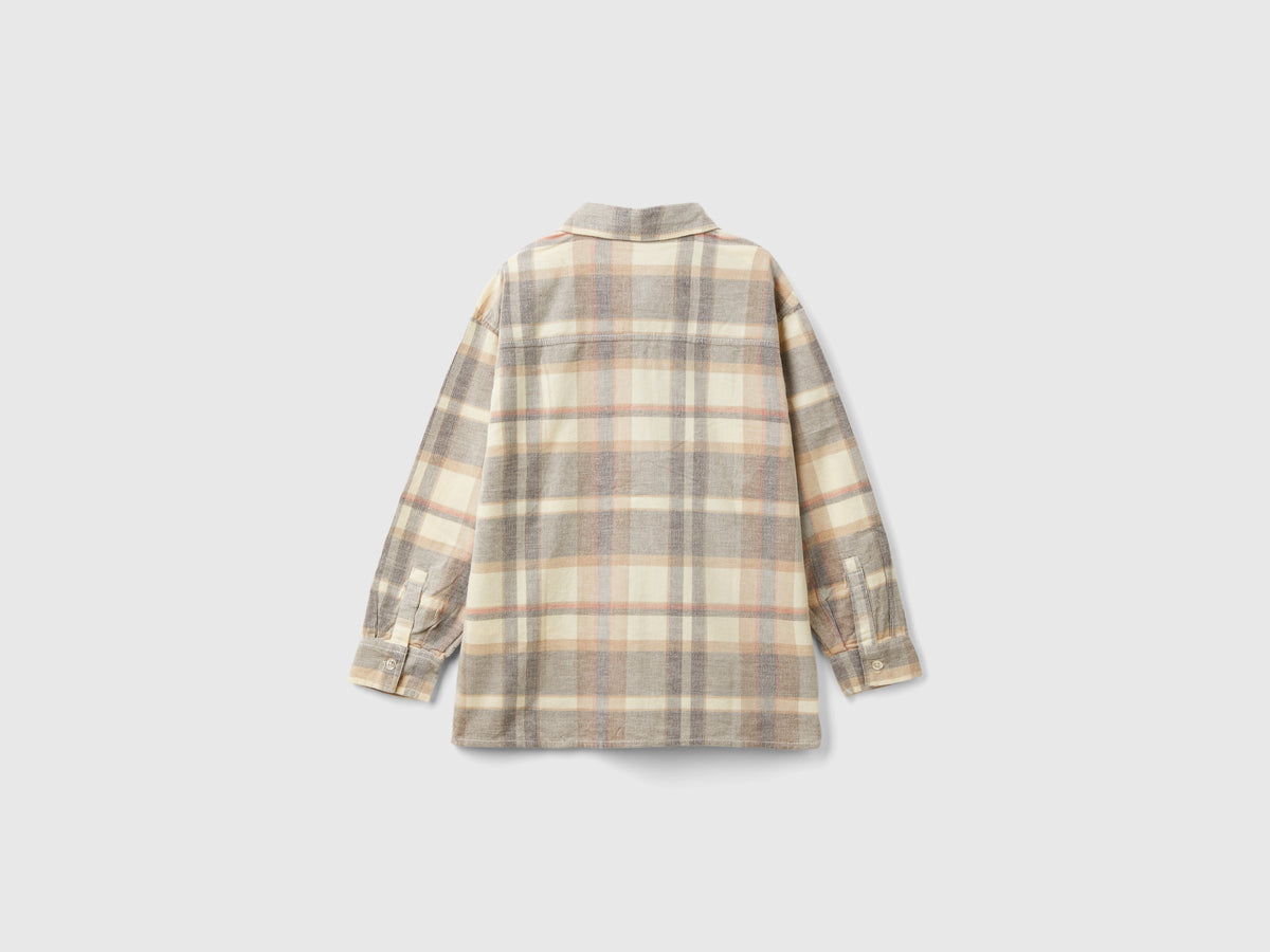 Velvet tartan shirt