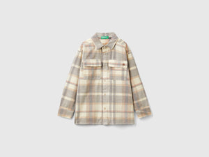 Velvet tartan shirt