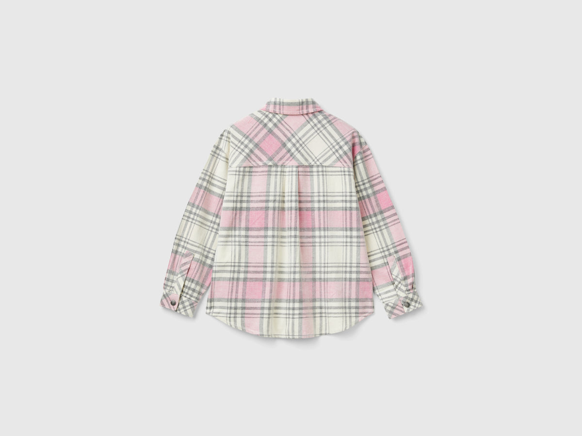 Camisa de tartán de terciopelo