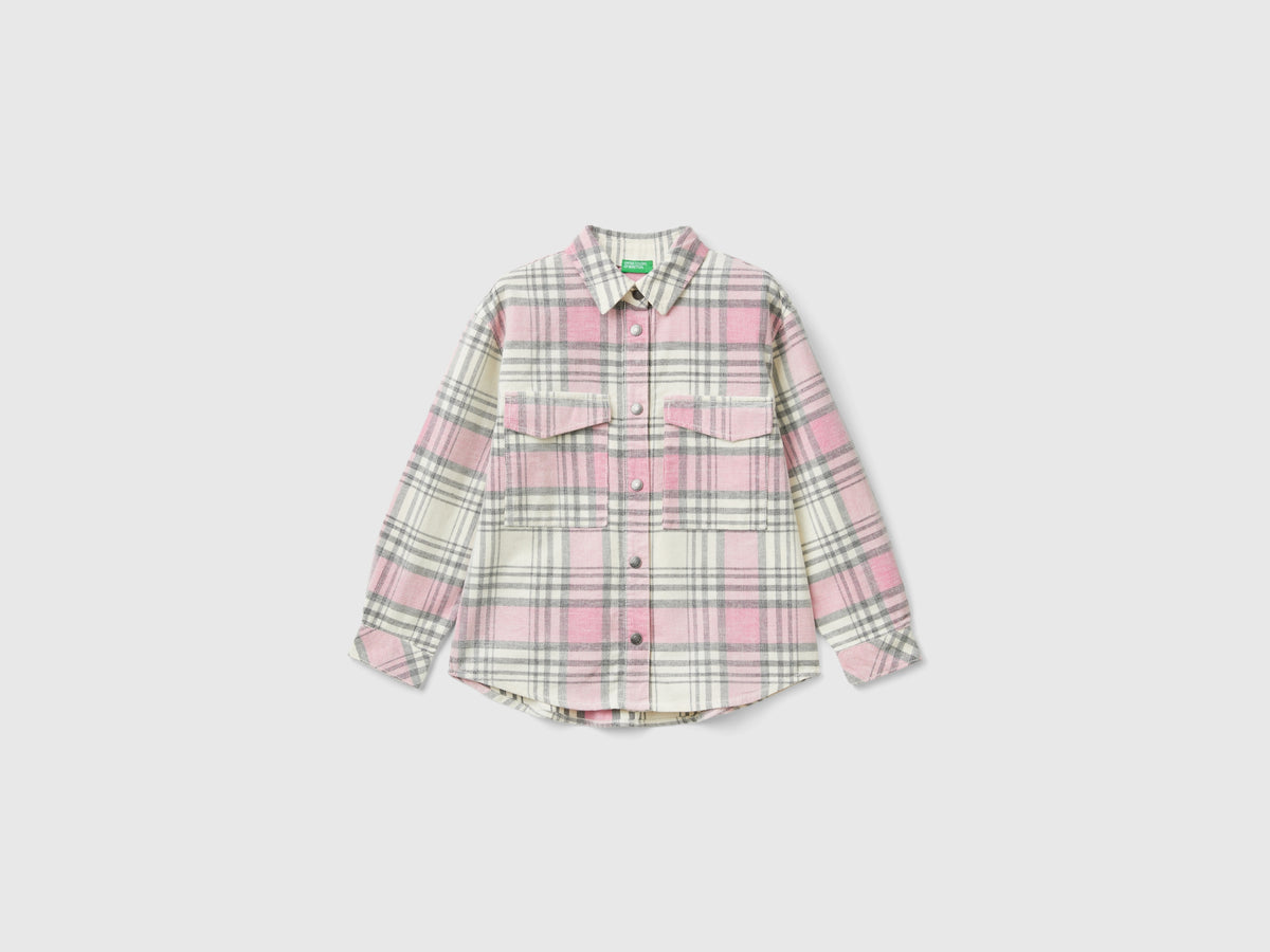 Camisa de tartán de terciopelo