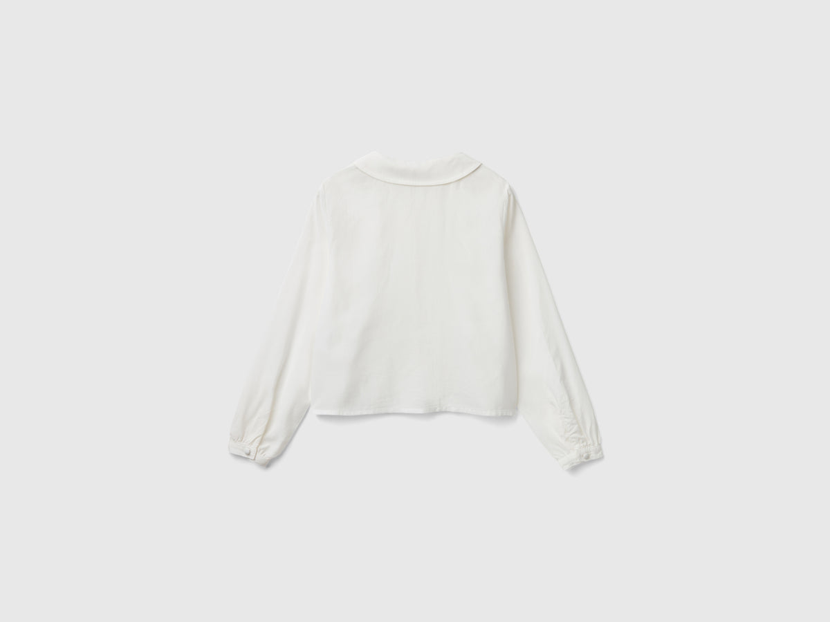 Camisa de mezcla de viscosa