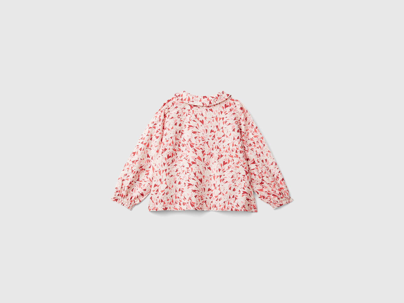 Camicia a cuori in viscosa da bimba multi-color 2 | Benetton Outlet