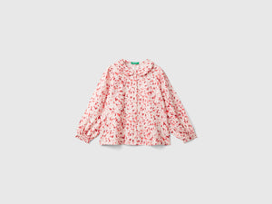 Camicia a cuori in viscosa