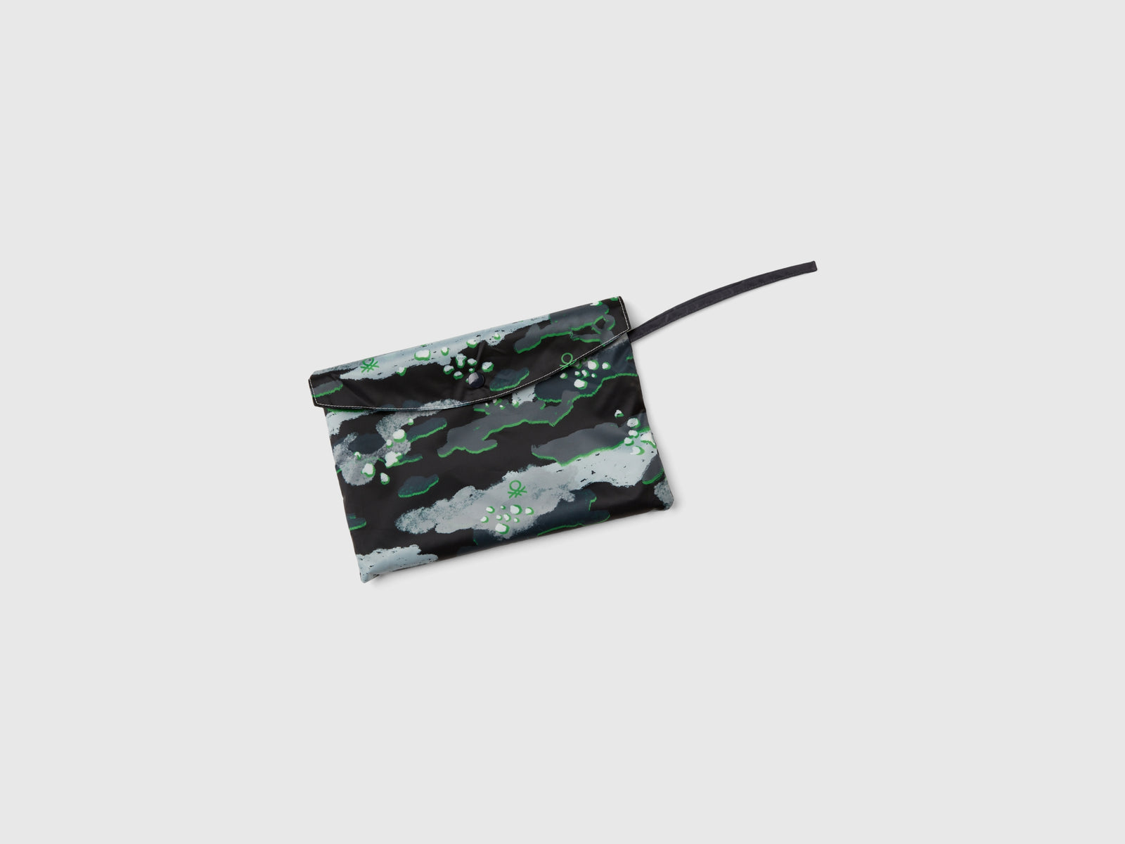 Mantella antipioggia con cappuccio da bambino multi-color 4 | Benetton Outlet