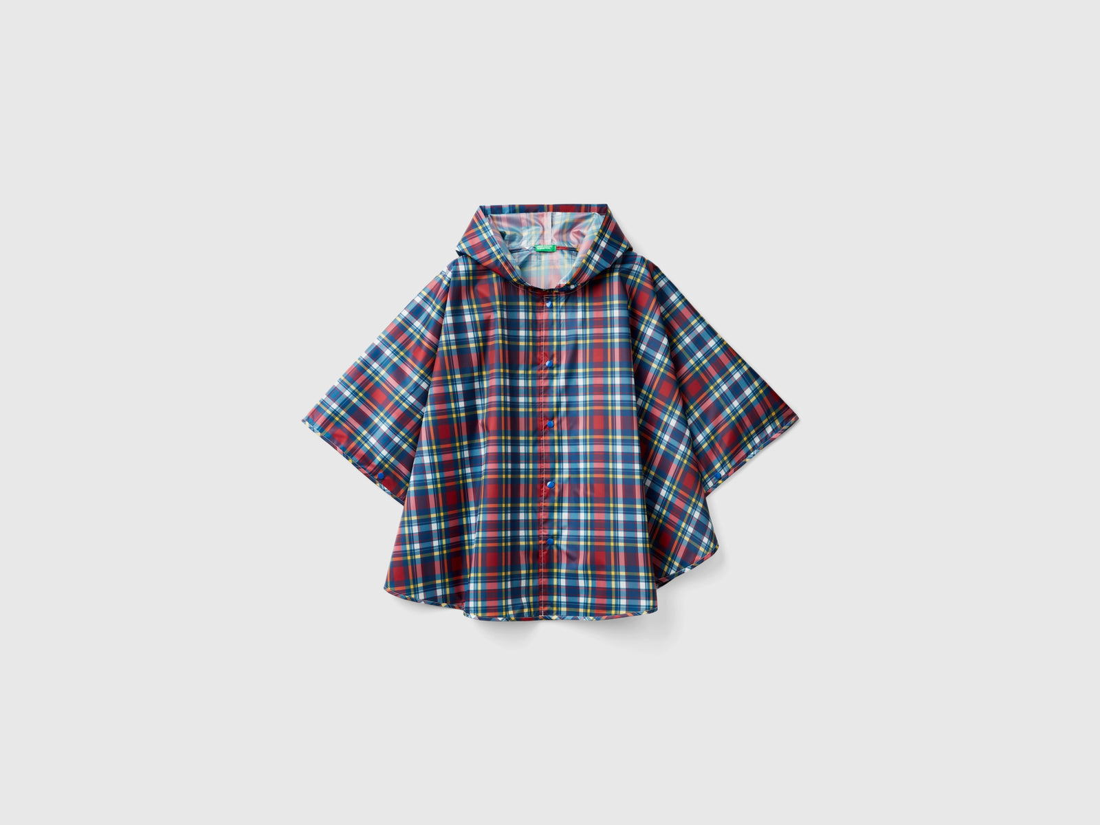 Mantella antipioggia con cappuccio da bambino multi-color | Benetton Outlet