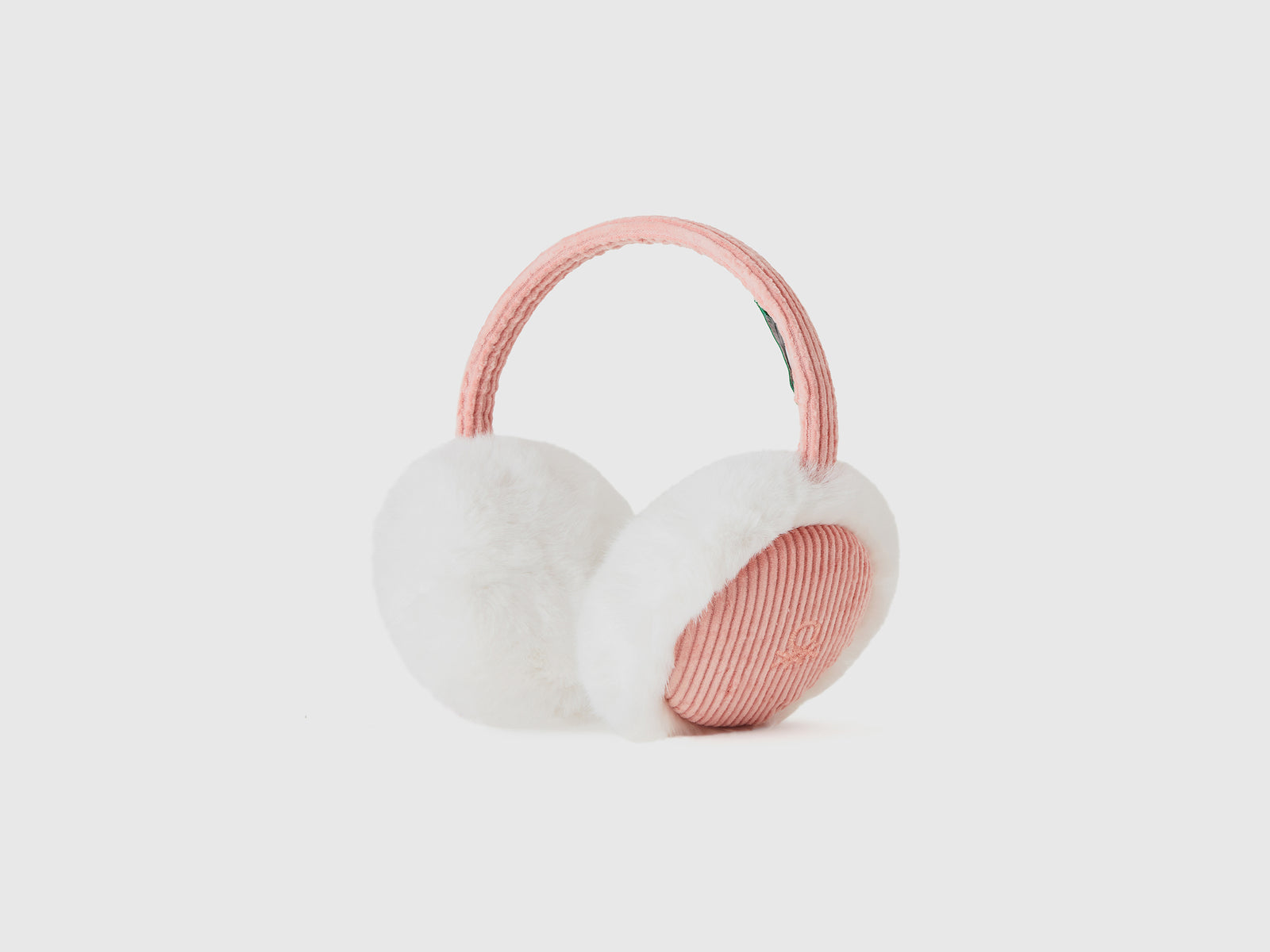 Orejeras con piel sintética da bambina rosa tenue | Benetton Outlet