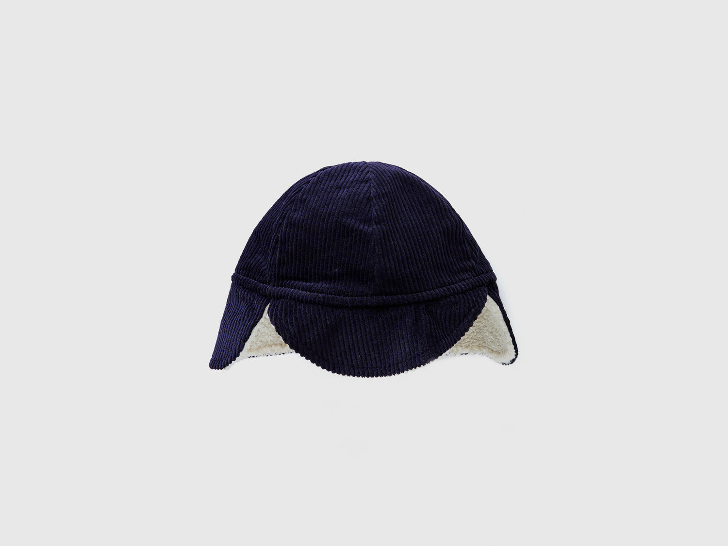 Cappello con paraorecchie da bimbo blu scuro | Benetton Outlet