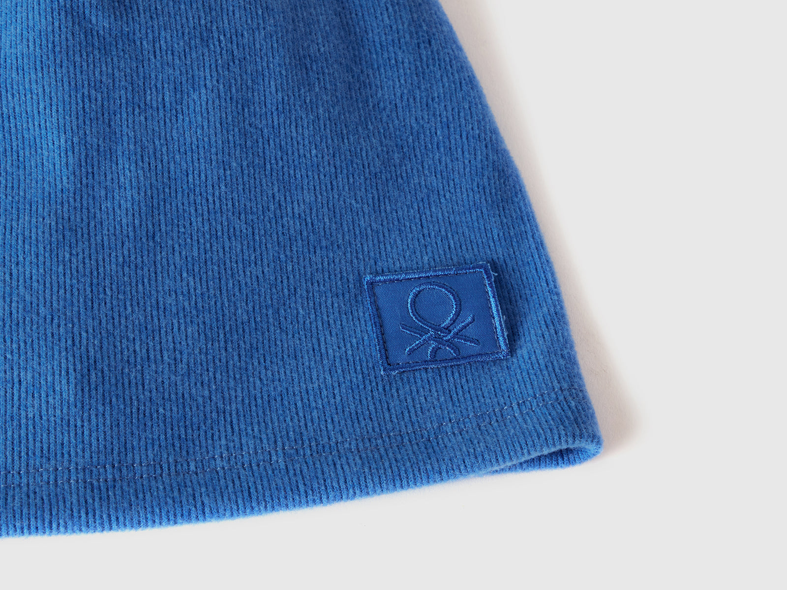 Cuffietta in cotone stretch da bambino bluette 3 | Benetton Outlet