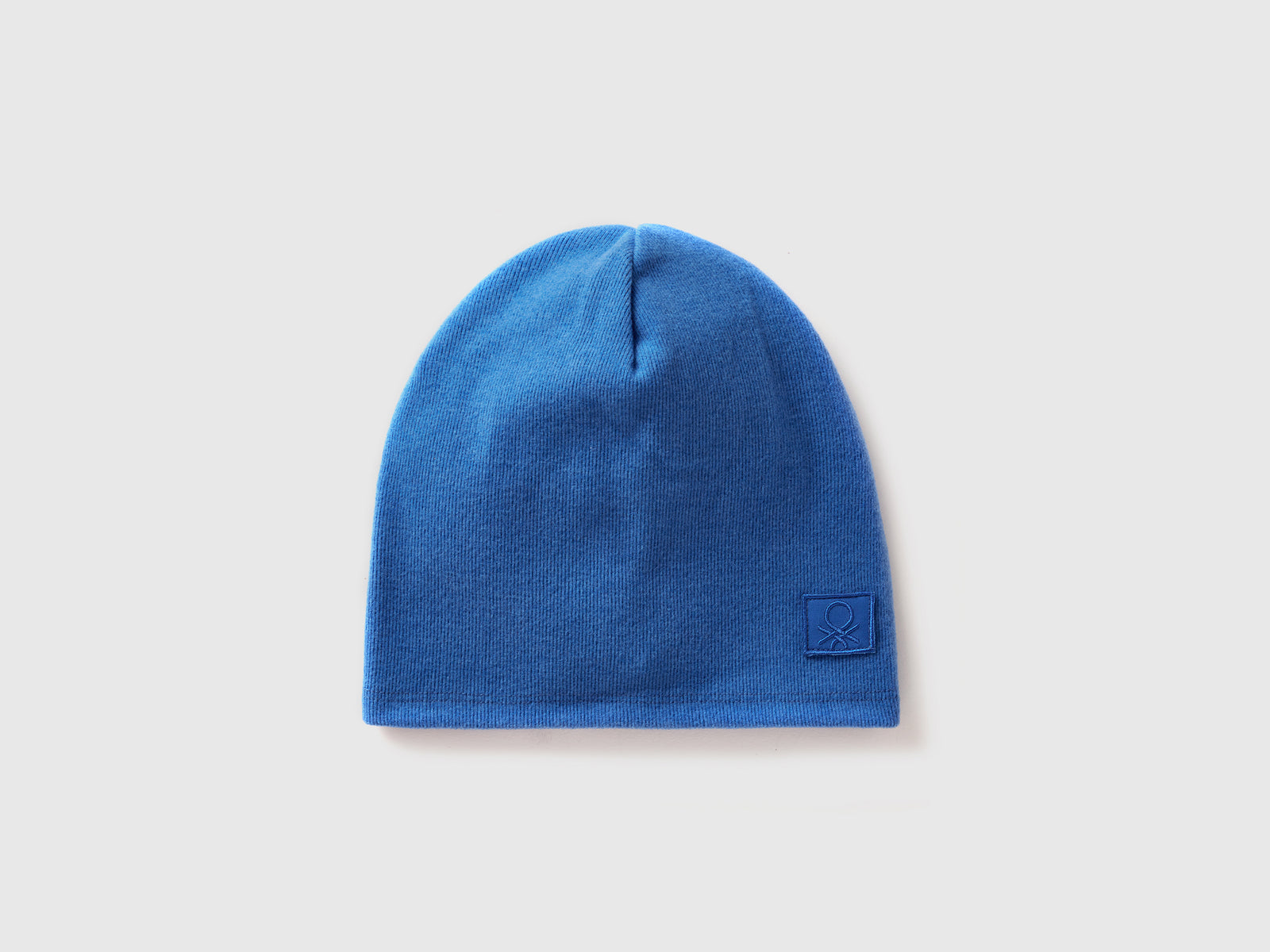 Cuffietta in cotone stretch da bambino bluette | Benetton Outlet