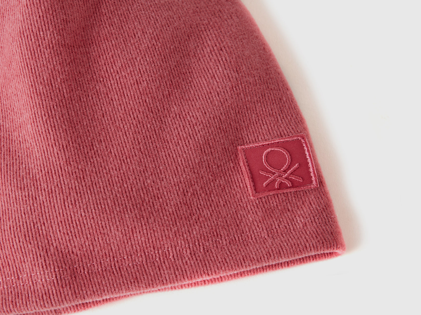 Cuffietta in cotone stretch da bambino rosso 3 | Benetton Outlet
