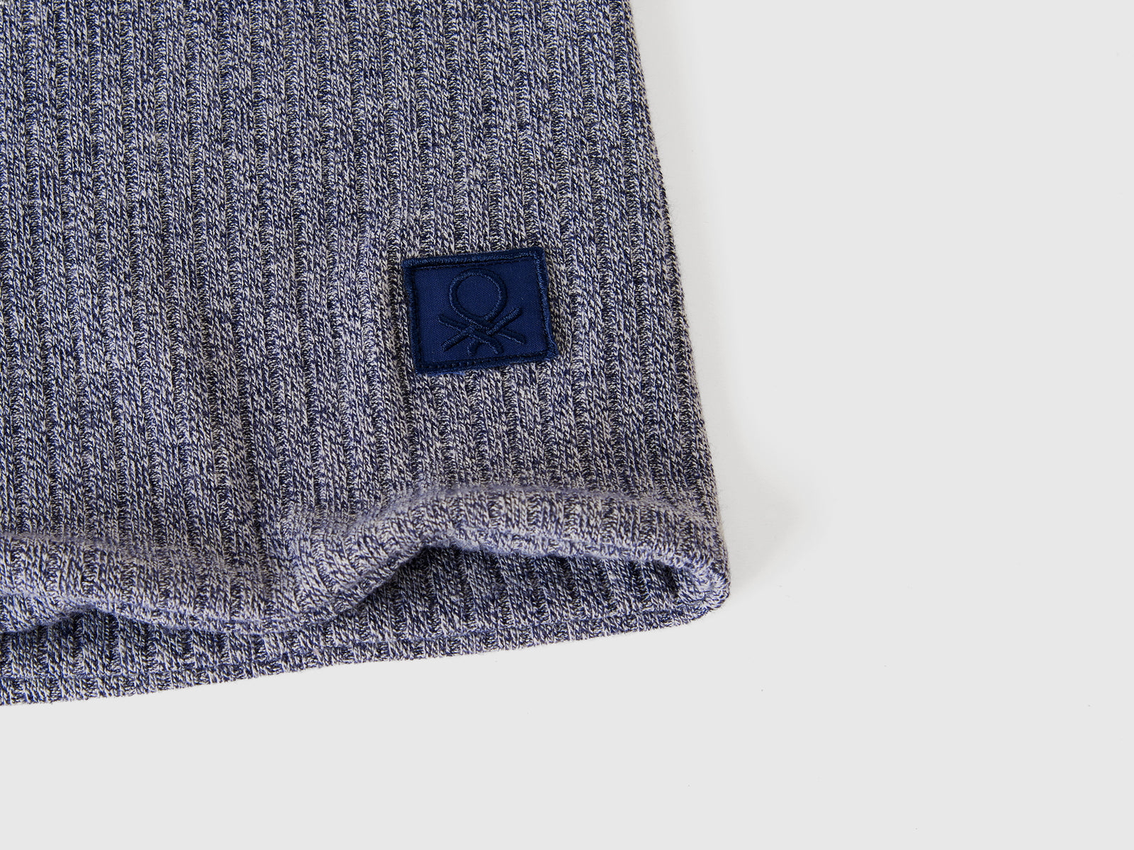 Scaldacollo in misto viscosa stretch da bambino blu scuro 3 | Benetton Outlet