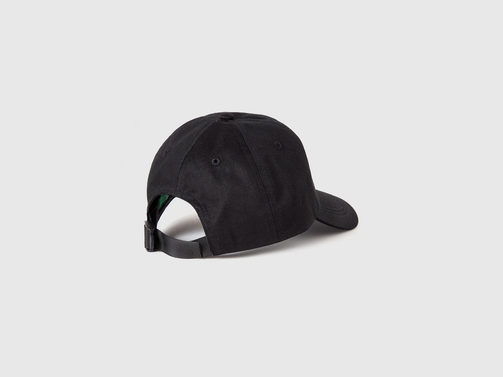 Cappellino baseball con logo da bambino nero 2 | Benetton Outlet