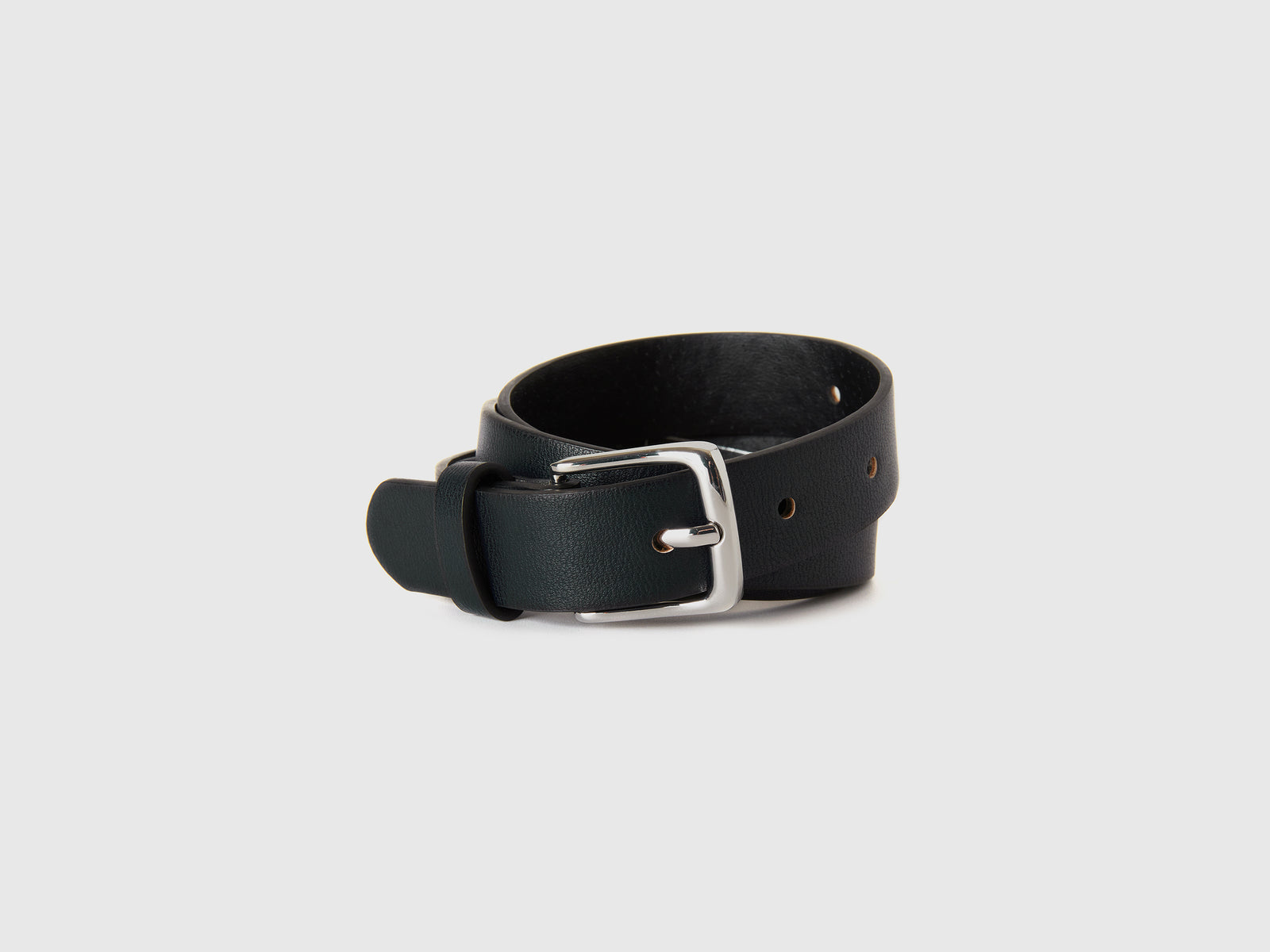 Cinturón clásico con hebilla da bambino nero | Benetton Outlet