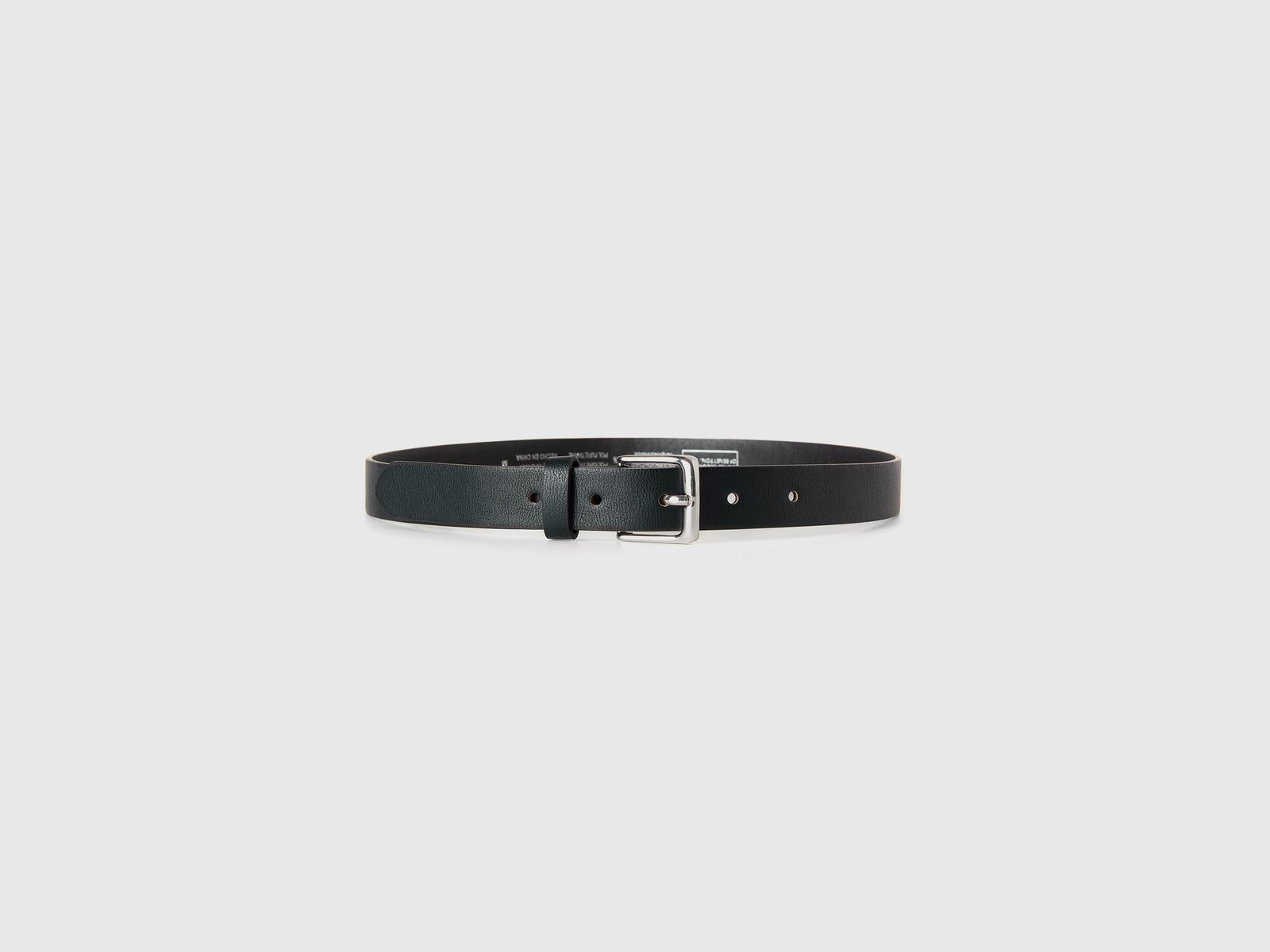 Cinturón clásico con hebilla da bambino nero 3 | Benetton Outlet