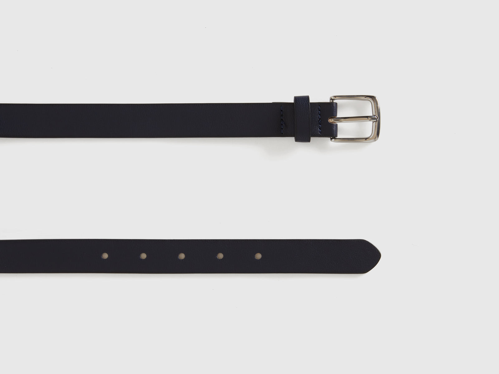 Classic belt with buckle da bambino blu scuro 2 | Benetton Outlet
