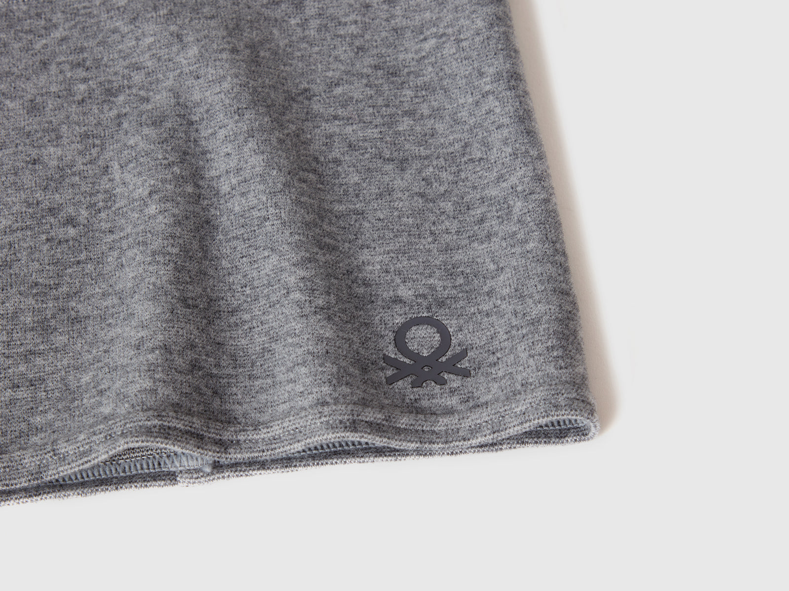 Scaldacollo in cotone stretch da bimbo grigio chiaro 3 | Benetton Outlet