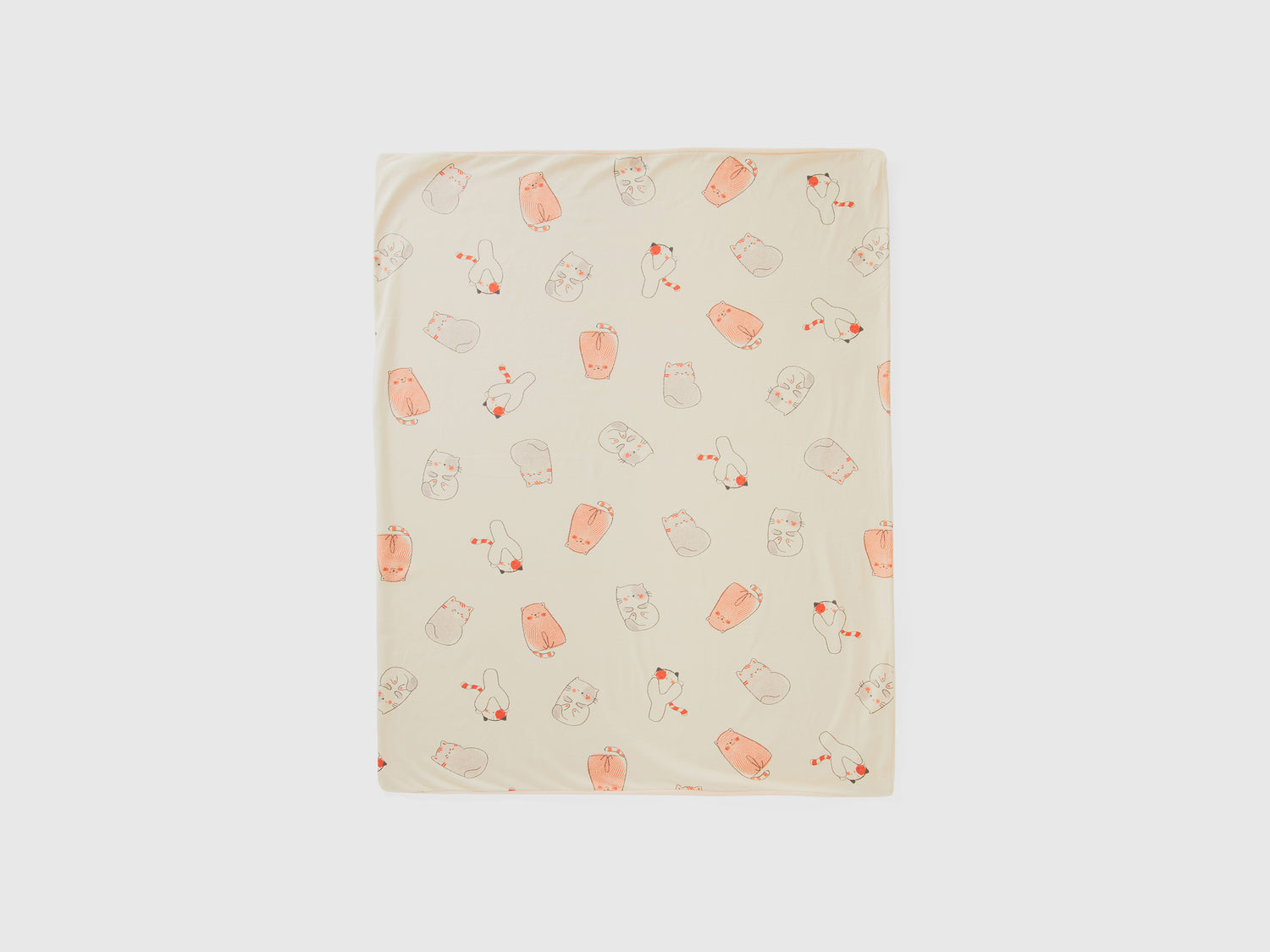 Copertina baby con stampa animaletti da neonato rosa tenue | Benetton Outlet