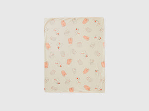 Copertina baby con stampa animaletti