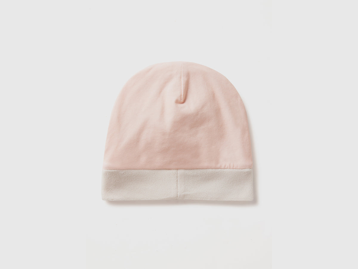 Cappellino con stampa in cotone stretch