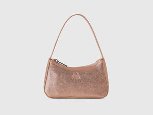 Borsa a mano con paillettes e lurex