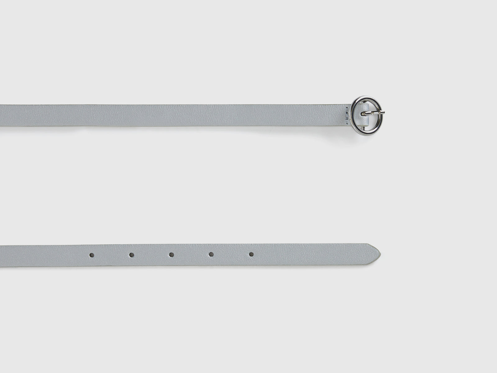Coated fabric belt da bambina argento 2 | Benetton Outlet
