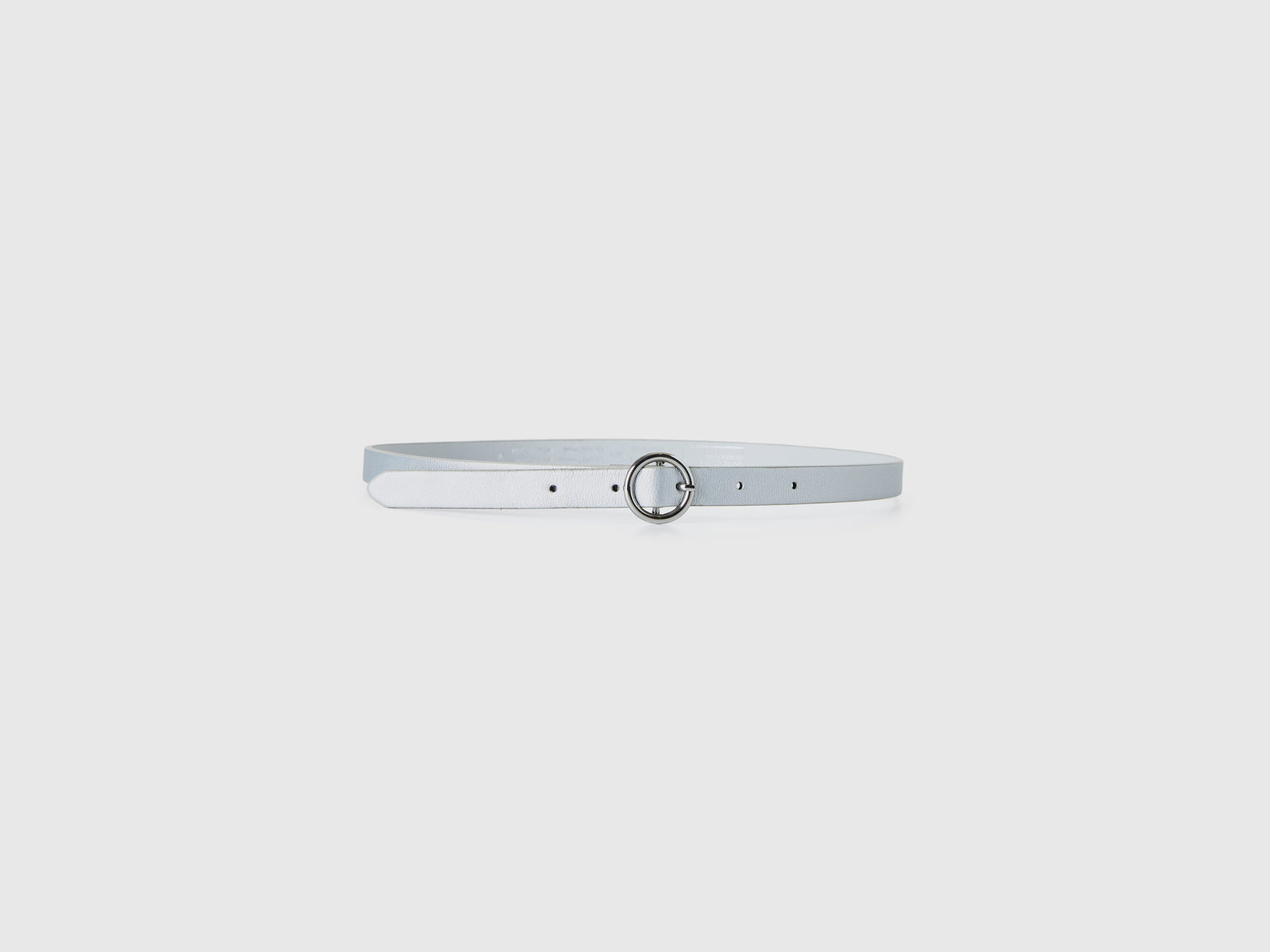 Coated fabric belt da bambina argento 3 | Benetton Outlet