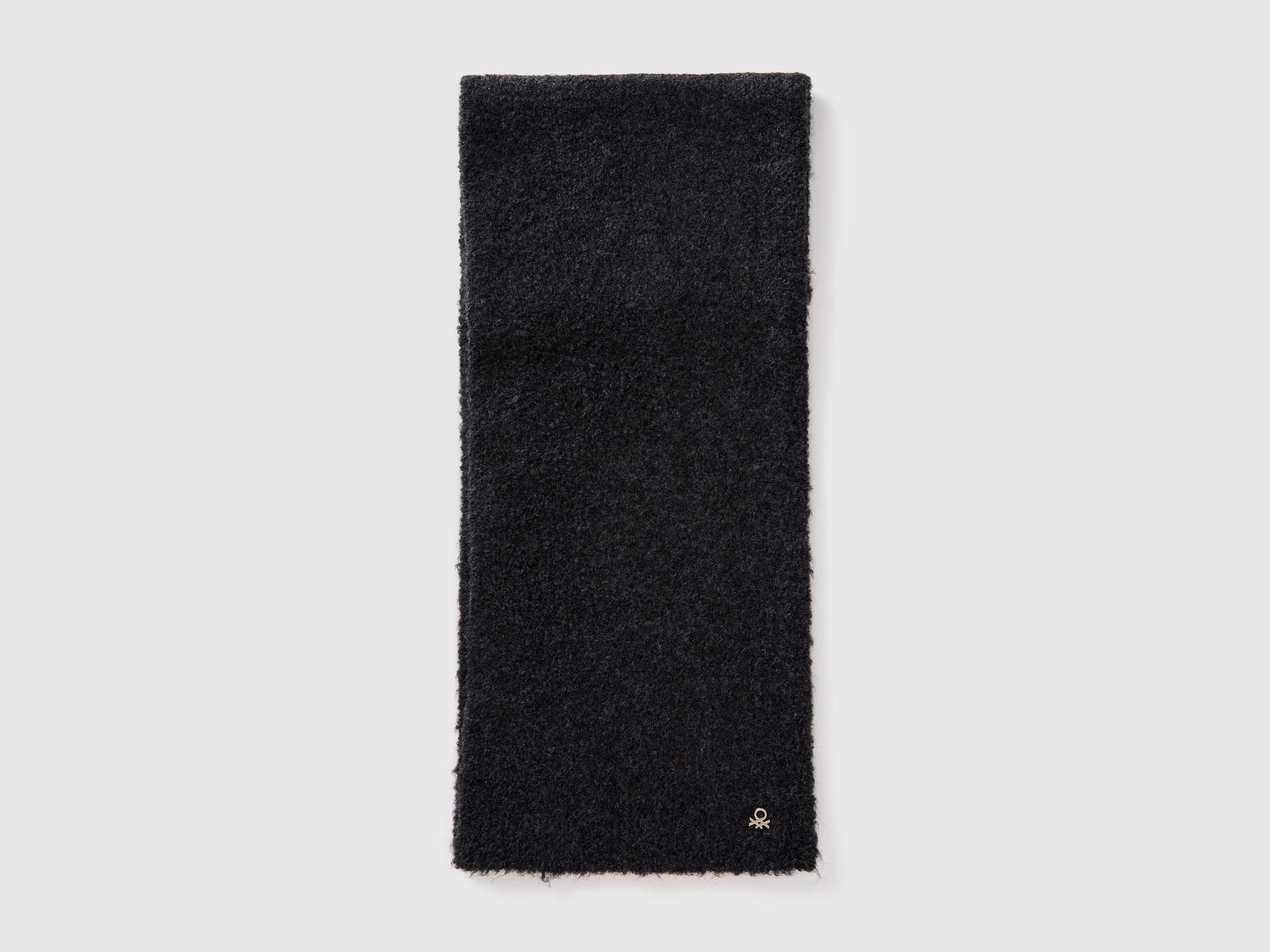 Sciarpa in misto lana da bambina nero 2 | Benetton Outlet