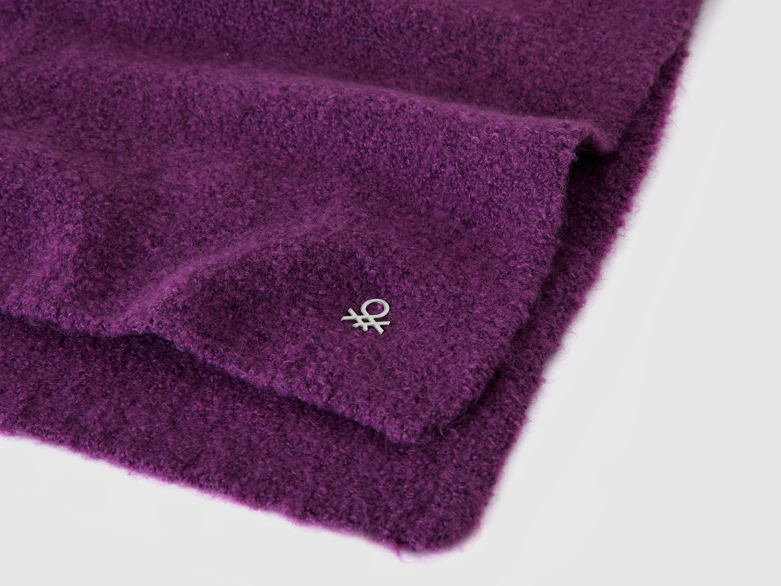 Sciarpa in misto lana da bambina malva 3 | Benetton Outlet