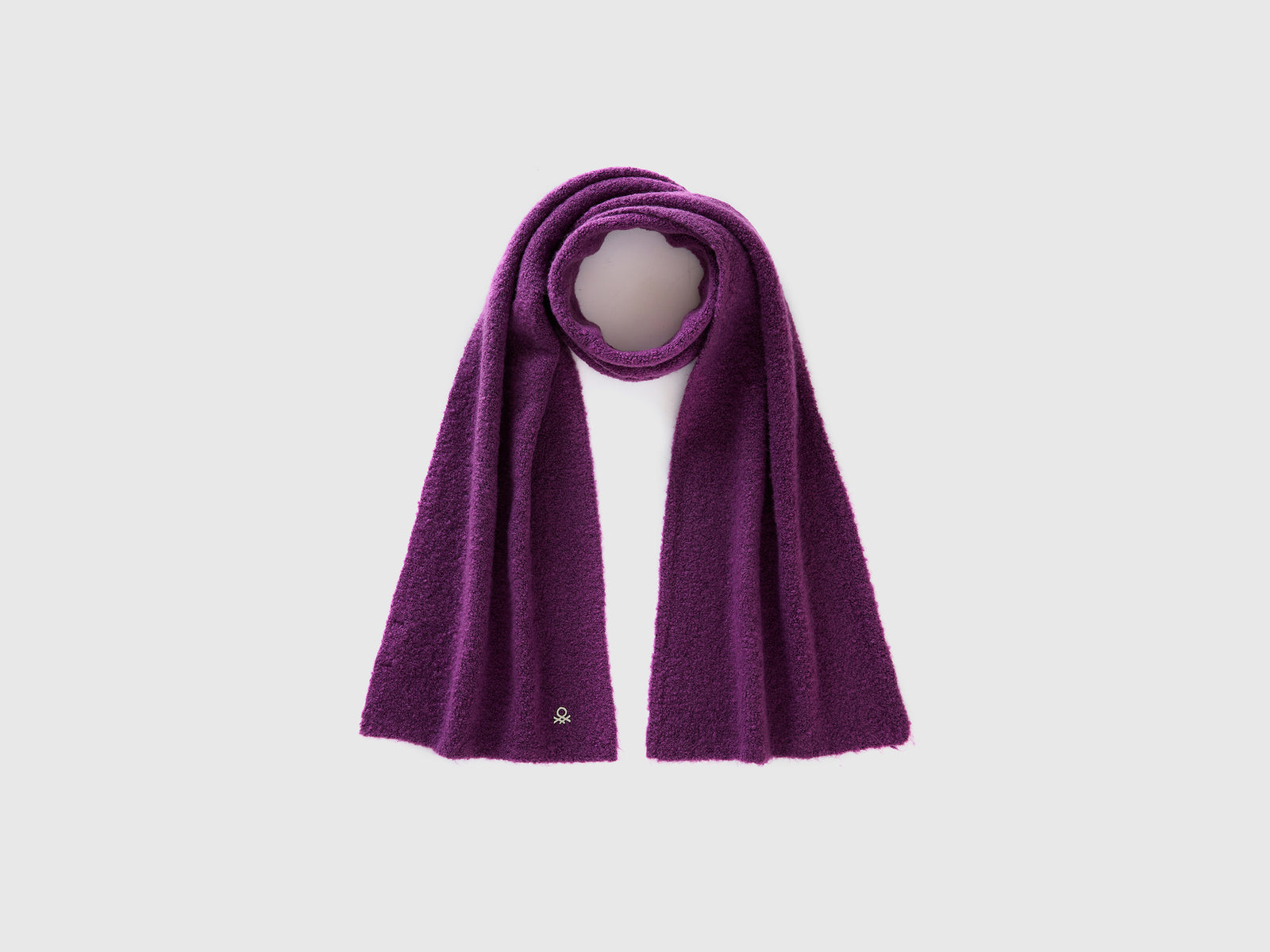 Sciarpa in misto lana da bambina malva | Benetton Outlet