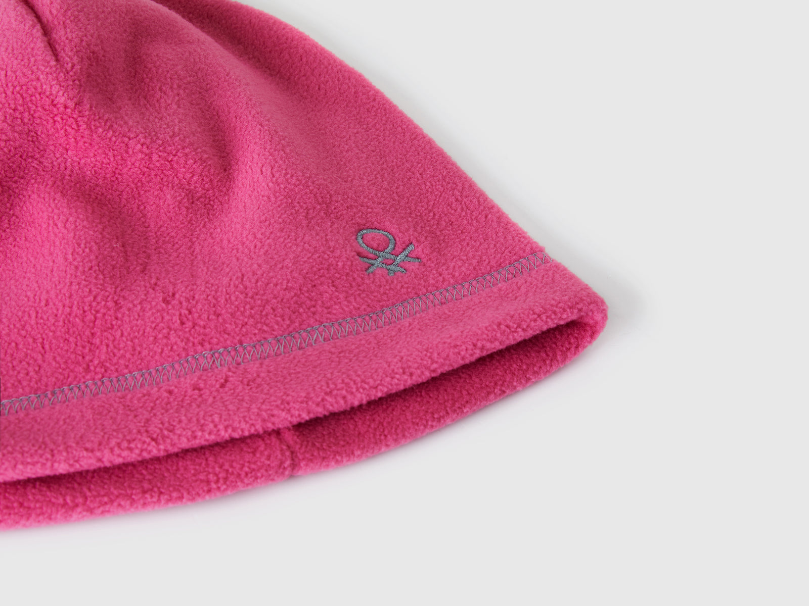 Cuffietta in pile da bambino rosa 3 | Benetton Outlet