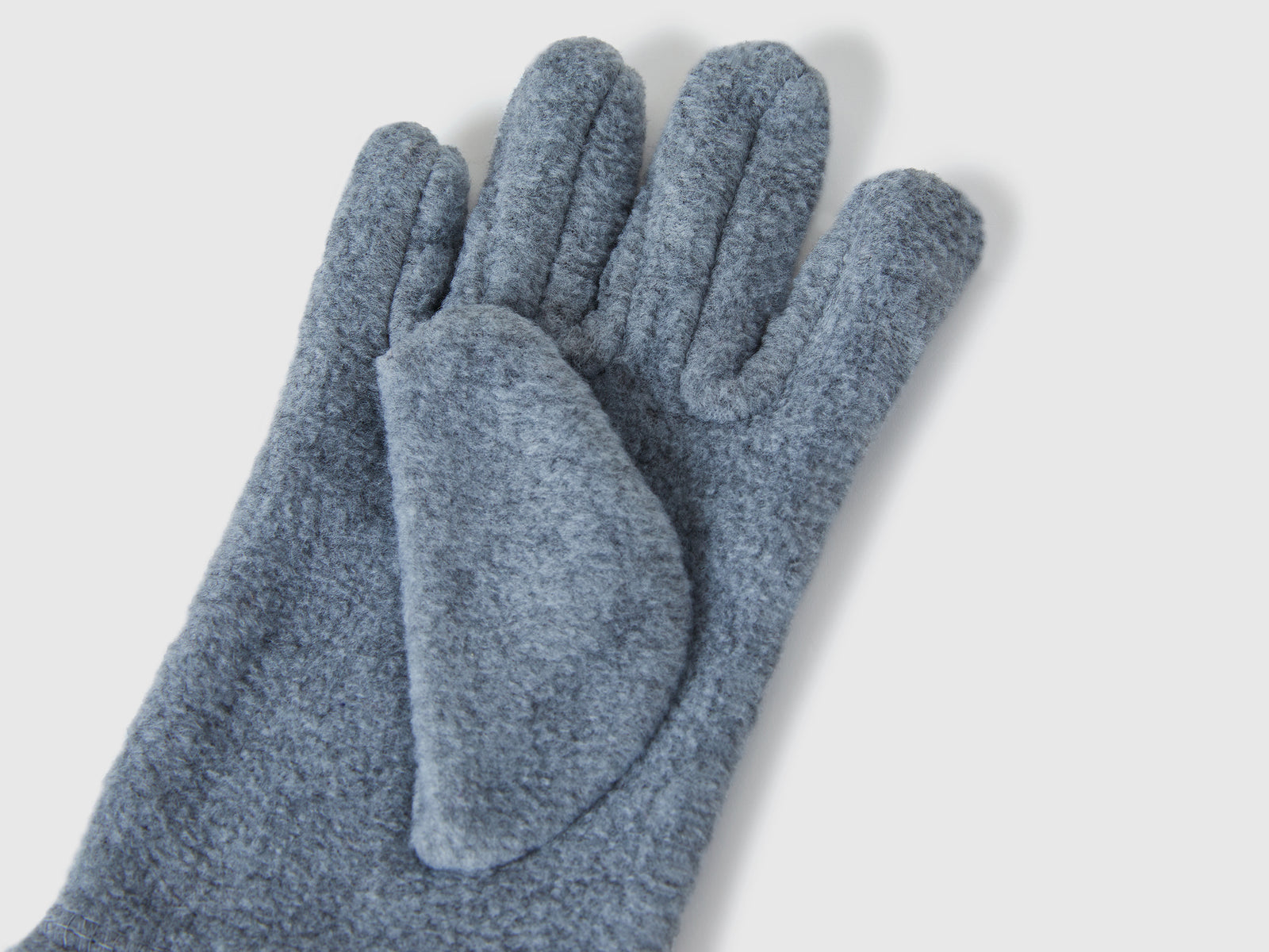 Fleece gloves da bambino grigio 2 | Benetton Outlet
