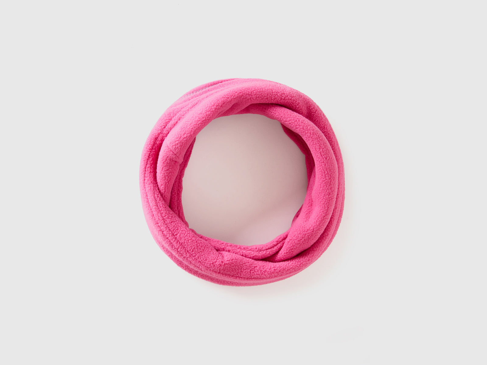 Scaldacollo in pile da bambino rosa | Benetton Outlet