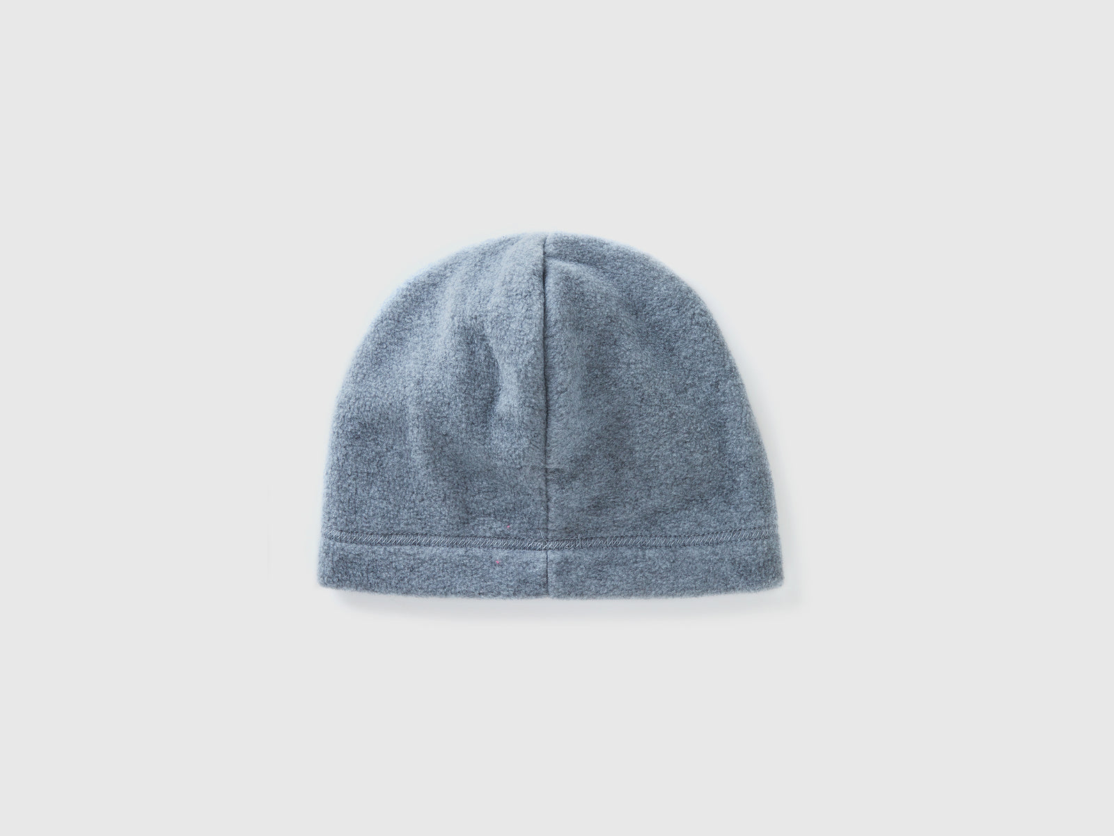 Berretto con logo in pile da bimbo grigio 2 | Benetton Outlet