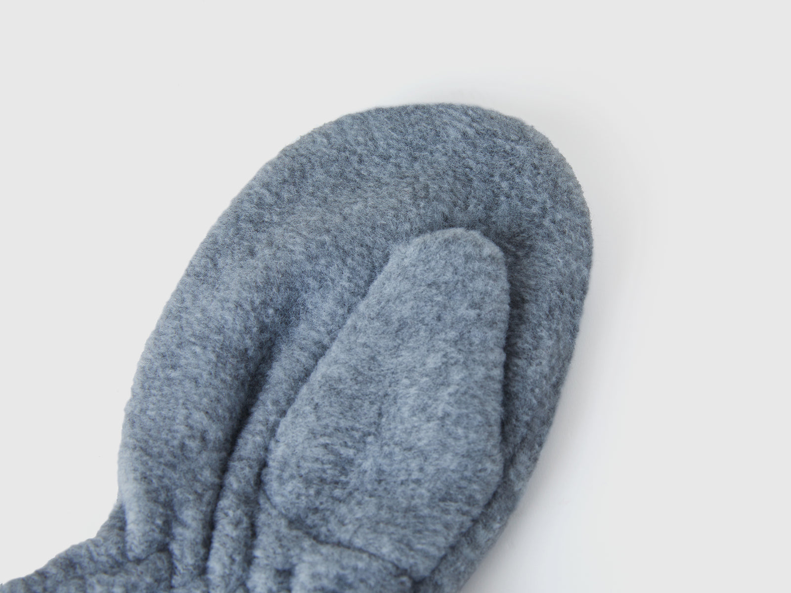 Muffole in pile foderate da bimbo grigio 2 | Benetton Outlet