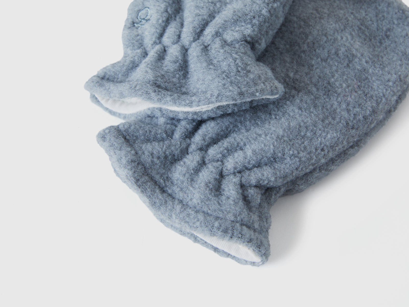 Muffole in pile foderate da bimbo grigio 3 | Benetton Outlet