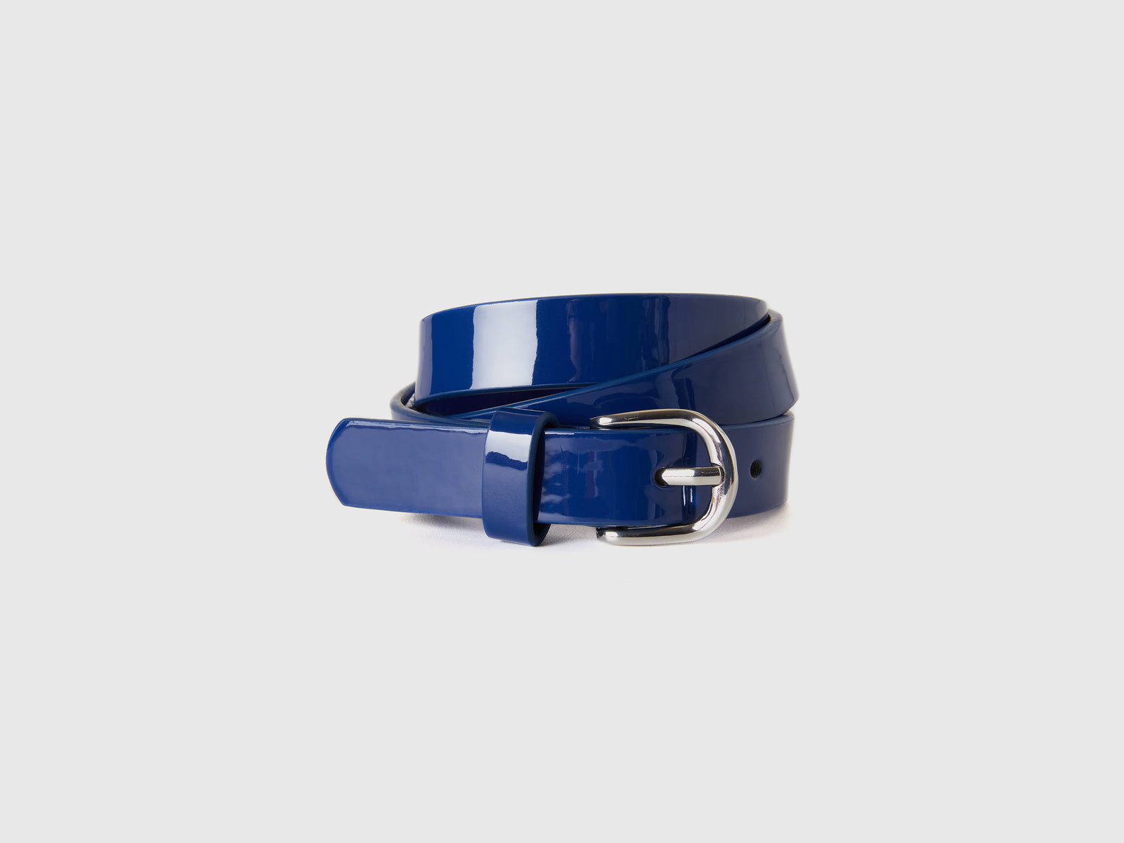 Cintura lucida da bambina blu | Benetton Outlet