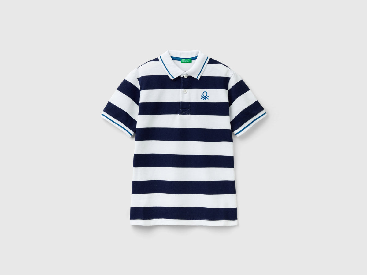 Polo manica corta a righe