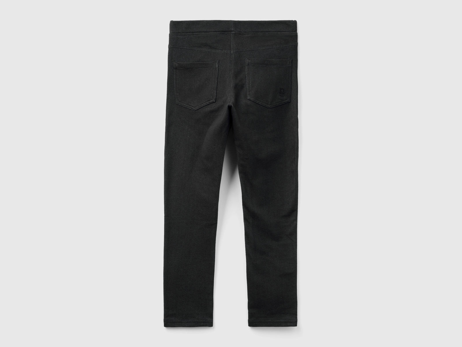 Jeggings regular fit da bambina nero 2 | Benetton Outlet
