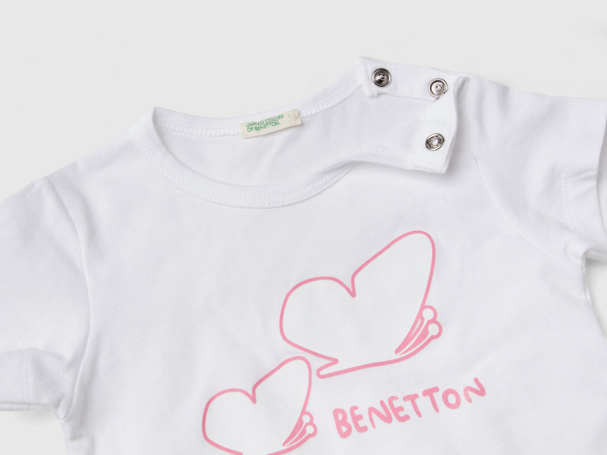 T-shirt in cotone bio con stampa